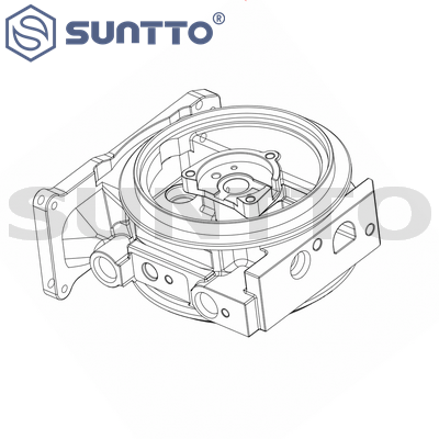 Turbocharger Bearing Housing HE400VG D13 2838447/2841956/3791466RX/3791467/549974100HX/5499741H/85021418/85124588/5151100