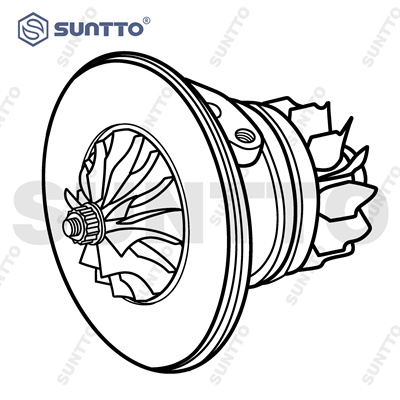 HX40W Cartridge/Core/CHRA for 2006- Cummins EURO 3 Truck with ISLE 8.9L  4045054/ 4045055/ 4045568/ 4045570/ 4955900