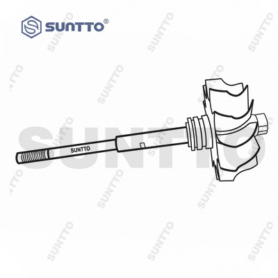 UD: NEW GARRETT Shaft Wheel IVECO 5801868968 826591-0003 fit for CURSOR 11 Euro 6