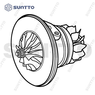 TF035HS HX55 Cartridge/ CHRA 144D1EZ49ARE/14031666-101/144D1EZ49CRE fit for 2016-20 Nissan Titan