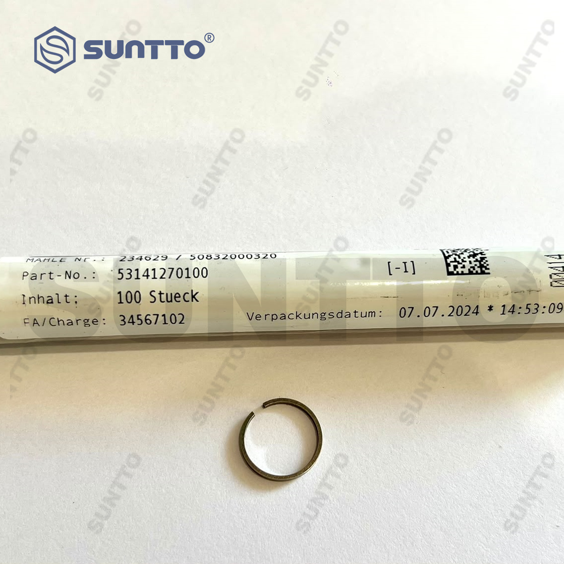 OEM-standard Piston ring for turbine shafts compatible with turbo repair kits